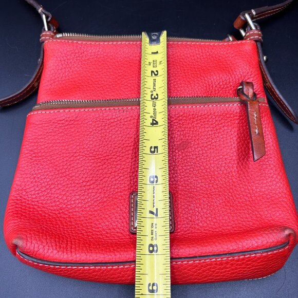 Dooney & Bourke Women's Pebble Grain Crossbody Shoulder Bag Leather Salmon - Picture 9 of 16